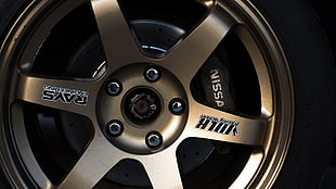 gray Rays 6-spoke wheel, Nissan, VOLK RACING, RAYS Engineering, TE37