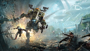game cover, Titanfall, Titanfall 2