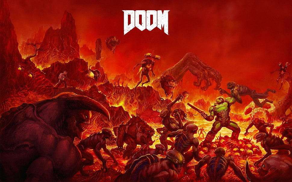 Doom game wallpaper, Doom (game) HD wallpaper