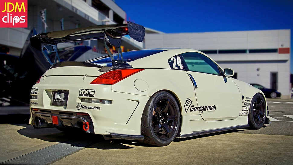 white sports coupe, Nissan 370Z Z34, Nissan 370Z, Nissan, JDM HD wallpaper