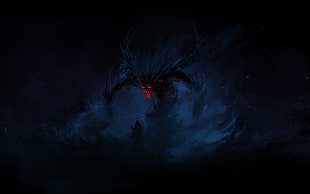 evil with wings wallpaper