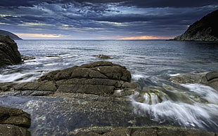 clm ocean panoramic photography HD wallpaper