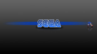 Sega logo, Sega, Sonic the Hedgehog, Sonic, minimalism HD wallpaper