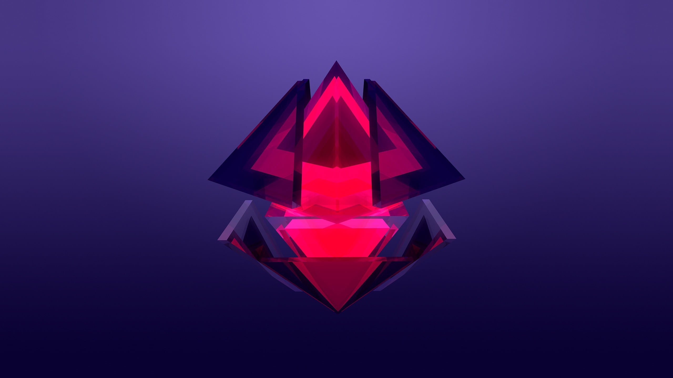 Diamond shaped red logo illustration