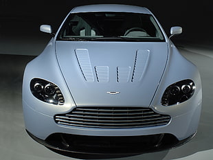 grey Aston Martin car