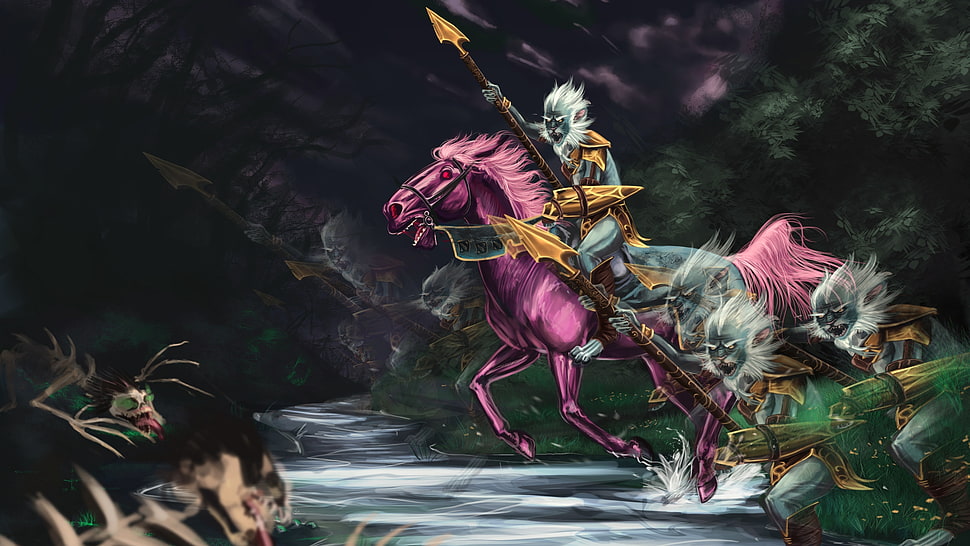 Monkey king illustration HD wallpaper