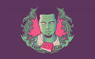 Fight Club illustration HD wallpaper