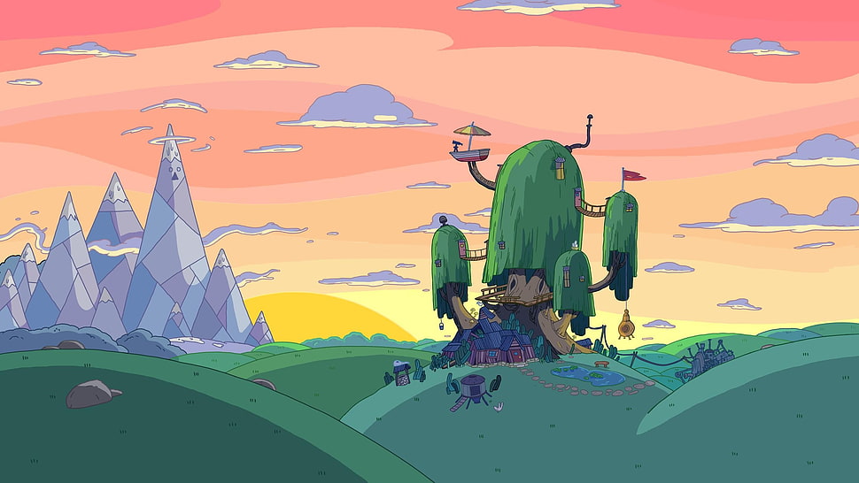Adventure Time, cartoon HD wallpaper