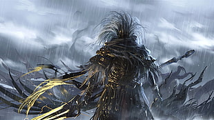 video game wallpaper, Dark Souls III, video games, Nameless King, Dark Souls