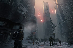 high-rise building, Tom Clancy's The Division, computer game, concept art, video games