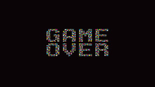 game over text HD wallpaper
