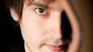 close-up photo of man