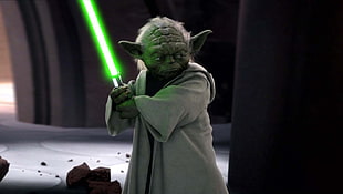 Yoda still screenshot, Star Wars, Yoda HD wallpaper