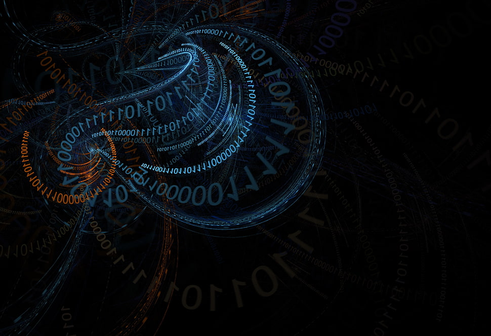 numbers text HD wallpaper