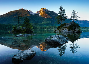 body of water during daytime, alpen