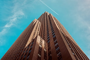 brown and beige building, Anders Jildén, 30 Rockefeller Plaza, architecture, New York City