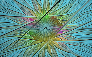 multicolored abstract painting