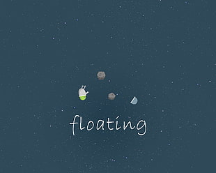 Floating illustration HD wallpaper