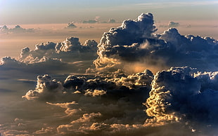 clouds formation HD wallpaper