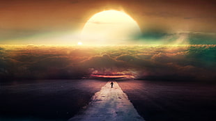 solar system sun, landscape, Sun HD wallpaper