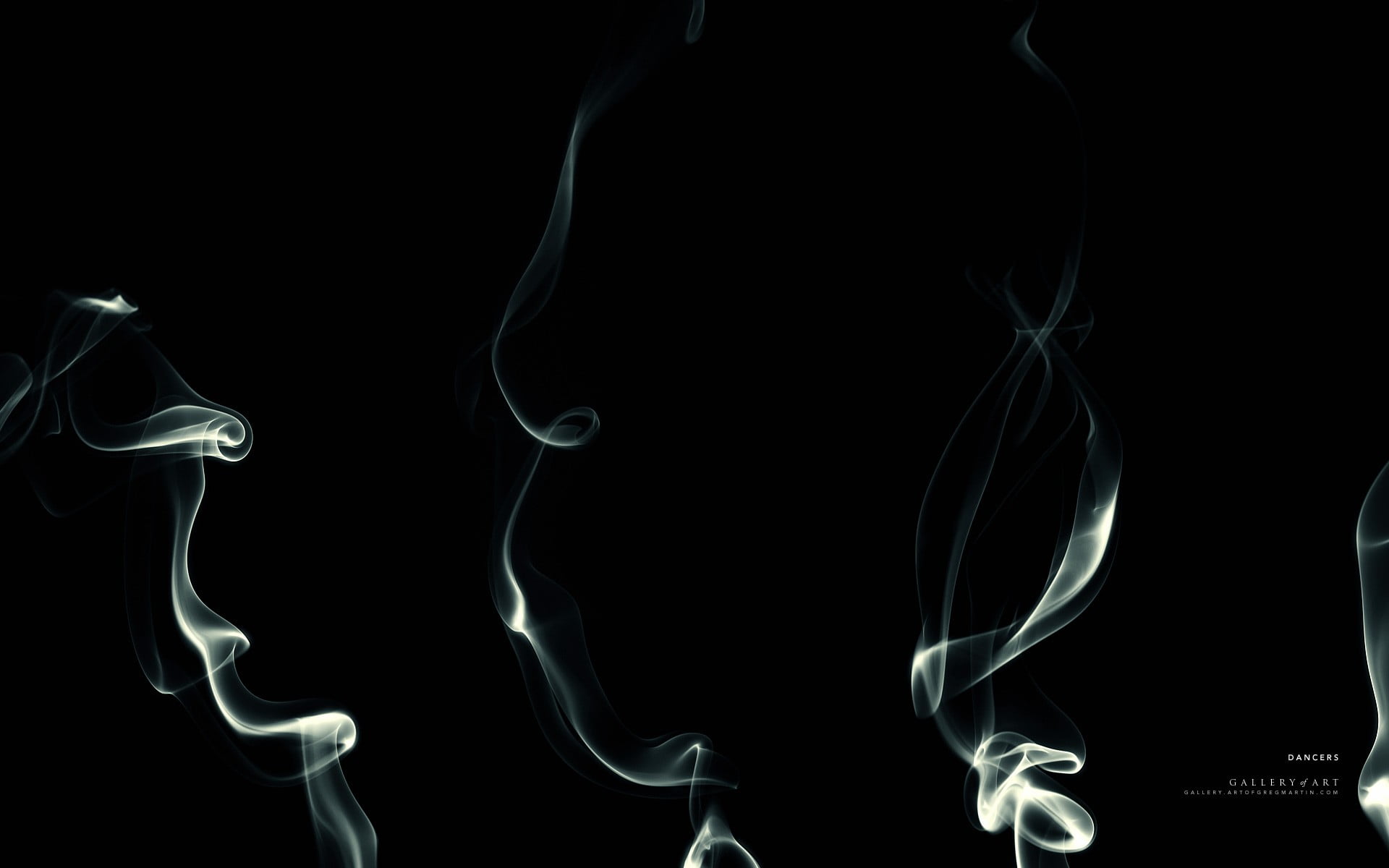 smoke, minimalism, digital art, shapes