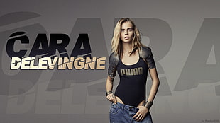Cara Delevingne, Cara Delevingne, Puma, actress HD wallpaper