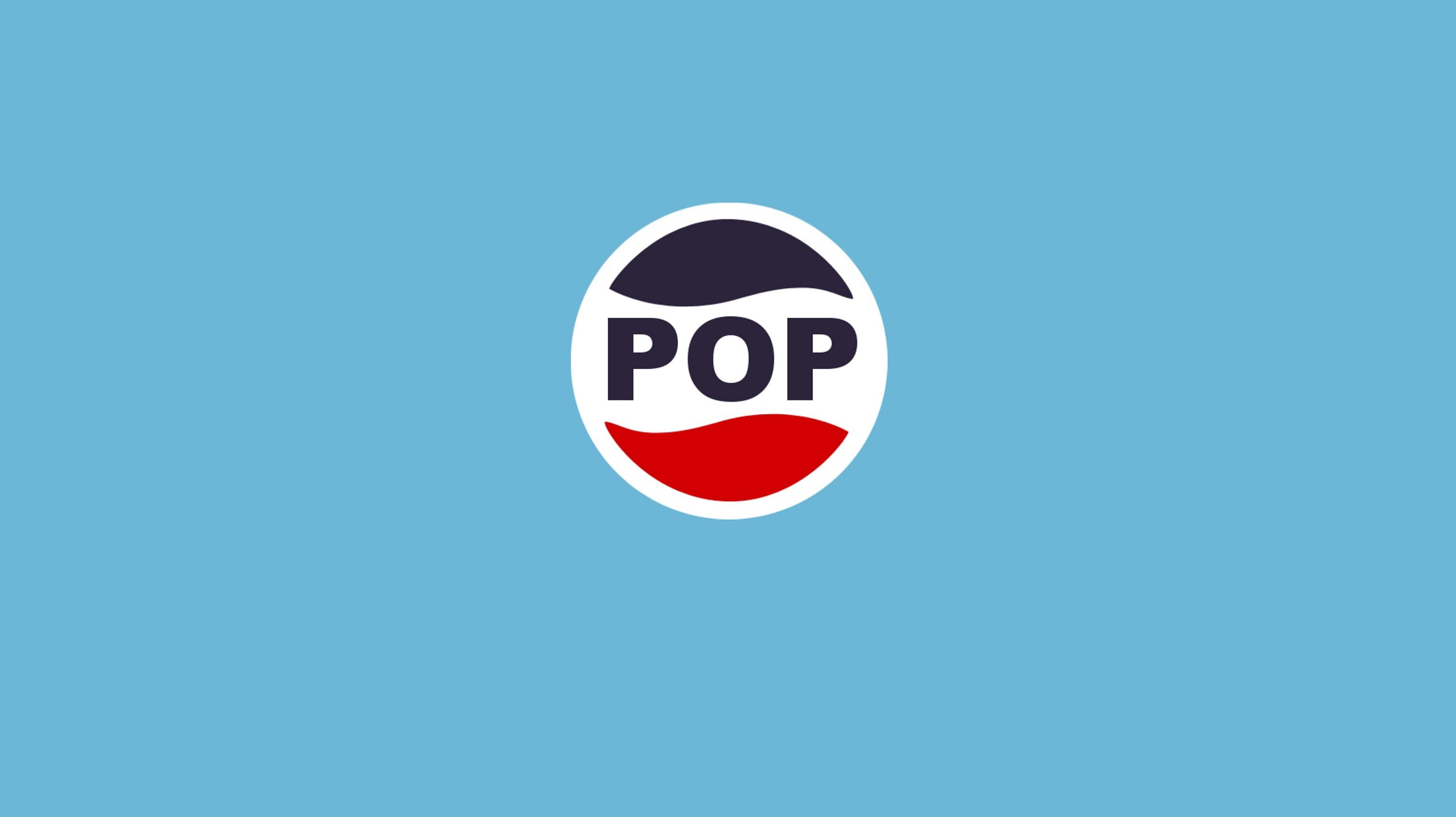 red, white, and blue Pop logo, music, pop music, Pepsi, blue