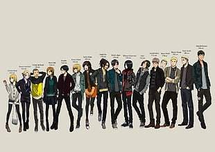 anime characters illustration, Shingeki no Kyojin, anime HD wallpaper