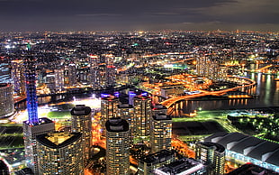 Aerial photography of Metropolitan City HD wallpaper