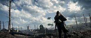 first person shooter game application HD wallpaper