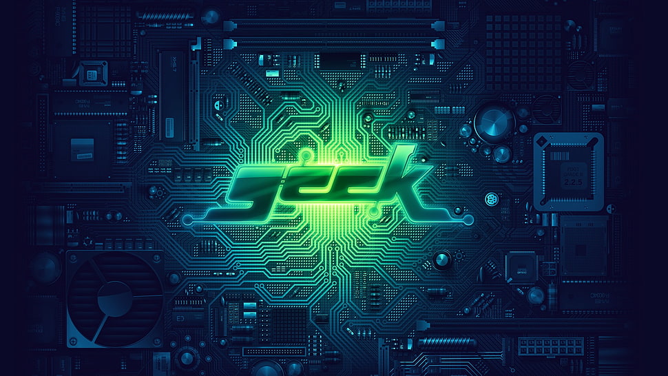 Geek logo HD wallpaper