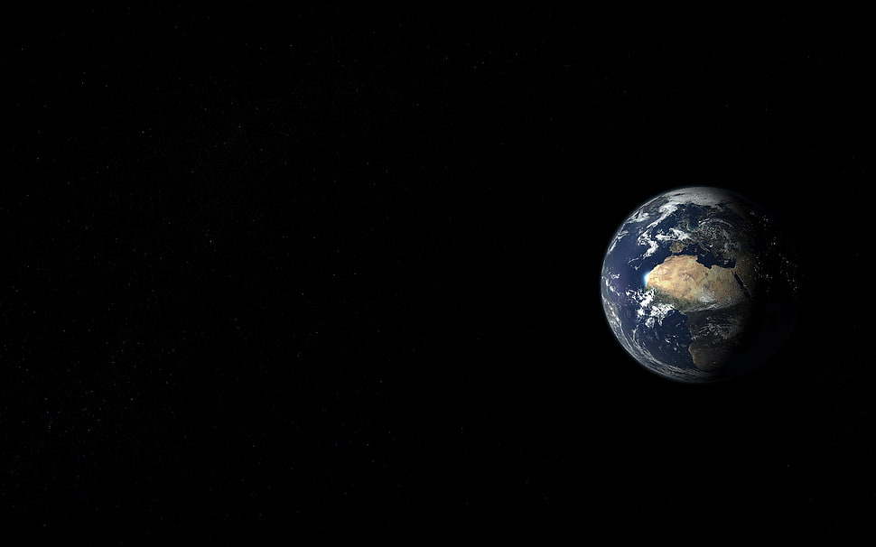 Earth space view HD wallpaper