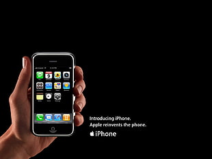 person holding black iPhone 4 HD wallpaper