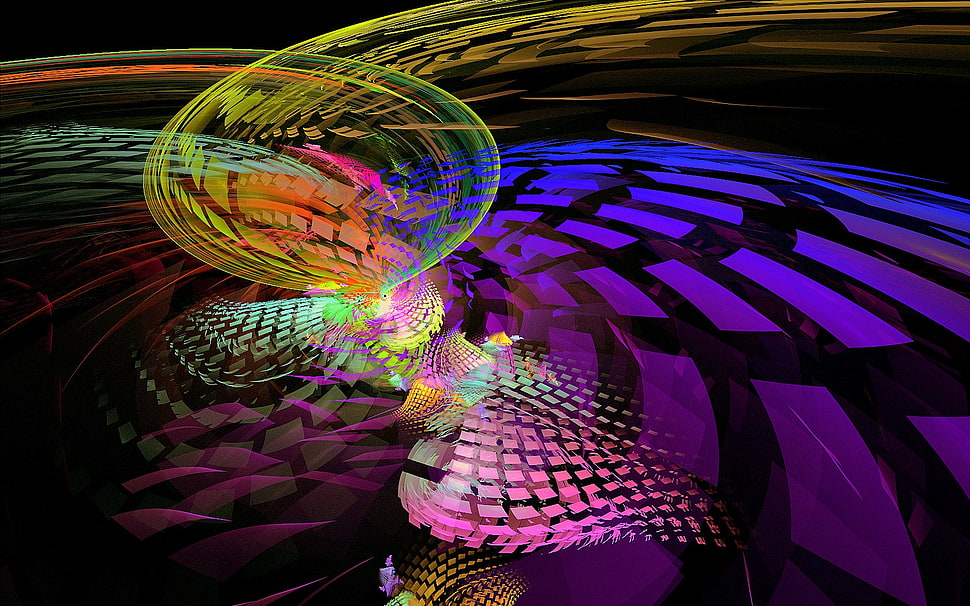 multi-colored abstract painting HD wallpaper