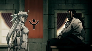 two male anime characters illustration, anime, Drifters, Olminu, Oda Nobuna 