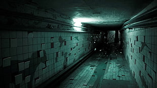 photo of hallway, dark, shadow