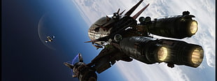 black and grey space plane wallpaper, Firefly, tv series, TV, spaceship HD wallpaper