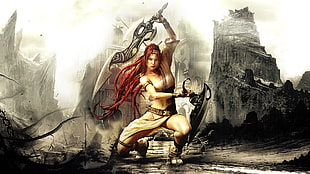 video games, Heavenly Sword, fantasy art HD wallpaper