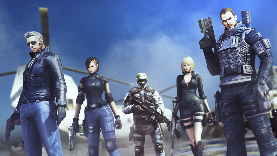 Crossfire digital wallpaper HD wallpaper