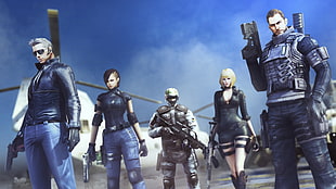 Crossfire digital wallpaper