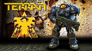 two black and brown wooden figurines, StarCraft, Starcraft II, Terrans, video games HD wallpaper