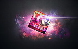 IG Studios logo, flares, logo HD wallpaper