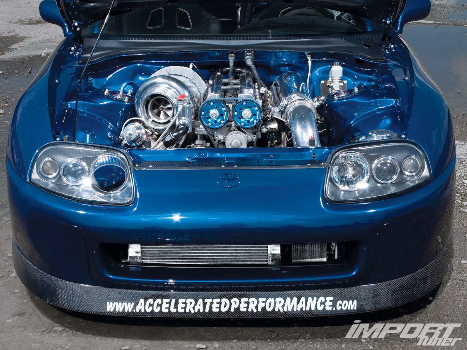 Blue Car Engine Bay Toyota Supra Toyota Car Blue Cars Hd Wallpaper Wallpaper Flare