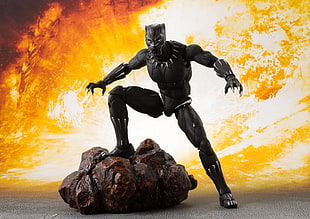 Black Panther, Action figure, 5K HD wallpaper