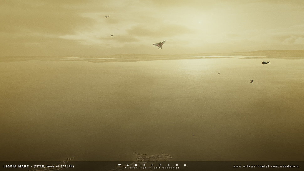 sea water screengrab, space, galaxy, Moon, planet HD wallpaper