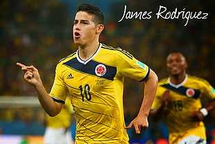 James Rodriguez, Colombia , James Rodriguez, soccer, men HD wallpaper