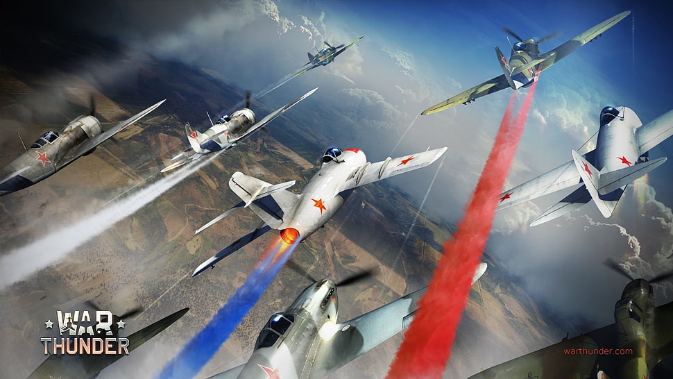 War Thunder digital wallpaper, War Thunder, Russia, airplane, Gaijin Entertainment HD wallpaper
