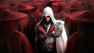 Assassin's Creed Unity digital wallpaper, Assassin's Creed 2, Ezio Auditore da Firenze, Assassin's Creed, Assassin's Creed: Brotherhood