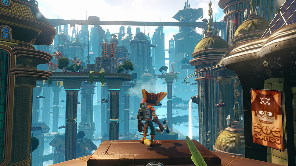 mobile game application, Ratchet & Clank, video games, screen shot, science fiction HD wallpaper