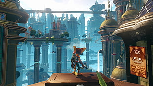 mobile game application, Ratchet & Clank, video games, screen shot, science fiction